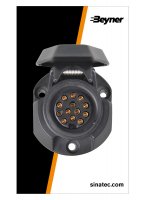 12V STEKKERDOOS 13-POLIG PVC TYPE JAEGER (1ST) 12V STEKKERDOOS 13-POLIG PVC TYPE JAEGER (1ST)