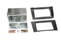 2-DIN PANEEL MERCEDES BENZ E-KLASSE W211 2002-2009 KLEUR: ZWART (1ST)