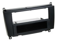 2-DIN PANEL MERCEDES BENZ CLK-CLASS FACELIFT 2004-2010 COLOR: BLACK (1PC)