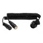 24V ADAPTER SPIRAL CABLE + 3 MOUNTED PLUGS 3-4MTR (1PC) 24V ADAPTER SPIRAL CABLE + 3 MOUNTED PLUGS 3-4MTR (1PC)