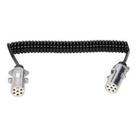 24V SPIRAALKABEL ADAPTER 7 POLIG ALUMINIUM (1ST) 24V SPIRAALKABEL ADAPTER 7 POLIG ALUMINIUM (1ST)