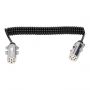 24V SPIRAALKABEL ADAPTER 7 POLIG ALUMINIUM (1ST) 24V SPIRAALKABEL ADAPTER 7 POLIG ALUMINIUM (1ST)