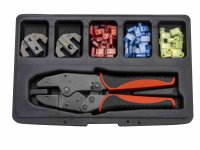 53PCE NYLON INSUL FLAG TERMINAL & TOOL KIT (1PC) 53PCE NYLON INSUL FLAG TERMINAL & TOOL KIT (1PC)