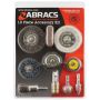 ABRACS 10PC SPINDLE MOUNTED ASSORTMENT (1PC) ABRACS 10PC SPINDLE MOUNTED ASSORTMENT (1PC)