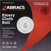 ABRACS ROULEAU ÉMERY 38MM X 50M X 150GRAIN (1PC) ABRACS ROULEAU ÉMERY 38MM X 50M X 150GRAIN (1PC)