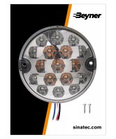 ACHTERLICHT 3 FUNCTIES 95MM 17LED (1ST) ACHTERLICHT 3 FUNCTIES 95MM 17LED (1ST)