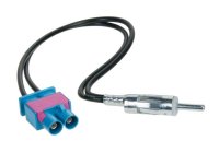 ADAPTATEUR D‘ANTENNE DIN DOUBLE-FAKRA (M)> DIN (M) VAG -SCANIA (1PC)