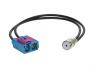 adaptateur dantenne doublefakra iso audi seat skoda volswagen maserati scania 1p