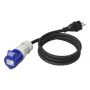 ADAPTER CABLE 150CM 3X2.5MM² FROM SCHUKO PLUG TO CEE (1PC) ADAPTER CABLE 150CM 3X2.5MM² FROM SCHUKO PLUG TO CEE (1PC)