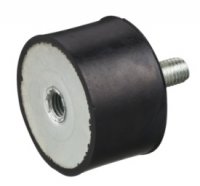 AMORTISSEUR DE VIBRATIONS TYPE B25X25 M6X18 (1PC) AMORTISSEUR DE VIBRATIONS TYPE B25X25 M6X18 (1PC)