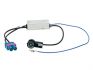 antenne adapter iso dubbelfakra phantom power audi scania vag 1st