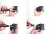 apple iphone 4 4s active adjustable holder with 12v usb plug 1pc