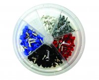 ASSORTMENT CORD END TERMINALS/BOOTLACE FERRULES, INSUL 400-PIECE 0,75MM2 (1PC) ASSORTMENT CORD END TERMINALS/BOOTLACE FERRULES, INSUL 400-PIECE 0,75MM2 (1PC)