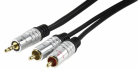 audio cable 35mm jack male gt 2x rca cinch male premium 25 meter 1pc