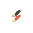 audio sys 8mm ring cable shoe 10mm 1x black 1x red 1pc