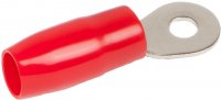 AUDIO SYS. CHAUSSURE DE CÂBLE À ANNEAU 13 MM: 10 MM², ROUGE (1PC)