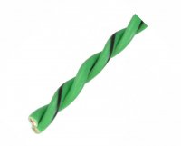 AUDIO SYS. GEDRAAIDE LUIDSPREKERKABEL. GROEN. 2X 0,75MM² . 100 MTR PER ROL (1ST)