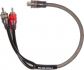 audio system rca cable highperformance 500mm ofc yrca cable 1x plug m and 2x plug f 1