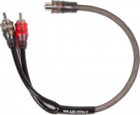 AUDIO-SYSTEM RCA-KABEL HIGH-PERFORMANCE 500MM OFC Y-RCA-KABEL (1X PLUG M EN 2X PLUG F) (1S