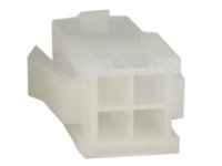 BOITIER MOLEX BLANC 4 BROCHES (VRAC) (1PC) BOITIER MOLEX BLANC 4 BROCHES (VRAC) (1PC)