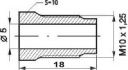 brake bleed nipple m10x125x18mm sw10 5mm 10pcs