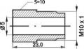 brake bleed nipple m10x1x23mm sw10 5mm 10pcs