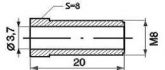 brake bleed nipple m8x20mm sw8 37mm 1pc