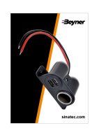 BRIQUET CIGARETTE SURFACE + 2XUSB 12V / 24V (1PC) BRIQUET CIGARETTE SURFACE + 2XUSB 12V / 24V (1PC)