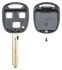 car key toyota empty housing exclusive 3 buttons 1 pc