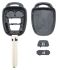 car key toyota empty housing including 2 buttons 1 pc