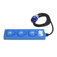 CEE 3-WAY SCHUKO SOCKET OUTLET 1.5M (1PC) CEE 3-WAY SCHUKO SOCKET OUTLET 1.5M (1PC)