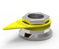 CHECKPOINT 21MM WIELNUT INDICATOR FLUOR YELLOW (1) CHECKPOINT 21MM WIELNUT INDICATOR FLUOR YELLOW (1)
