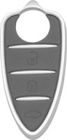CLÉ DE VOITURE ALFA - TAMPON EN CAOUTCHOUC 3 BOUTONS POUR BOÎTIER VIDE (1PCS) CLÉ DE VOITURE ALFA - TAMPON EN CAOUTCHOUC 3 BOUTONS POUR BOÎTIER VIDE (1PCS)