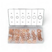 COPPER RINGS ASSORTMENT M6 - M16 110-PIECES (1PC)