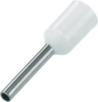 CORD END TERMINAL/BOOTLACE FERRULE WHITE 0.5MM² L=8 (5PCS) CORD END TERMINAL/BOOTLACE FERRULE WHITE 0.5MM² L=8 (5PCS)