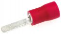 cosses preisolees en pvc embouts plats rouge 22x18 50pc