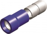 cosses preisolees en pvc standard insulated male bullet disconnectors bleu 50mm