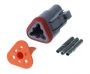 DEUTSCH PLUG DT-04-3S 3 POLE FEMALE SET (1PC) DEUTSCH PLUG DT-04-3S 3 POLE FEMALE SET (1PC)