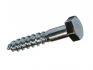 din 571 steel zinc plated hex wood screw m10x80 20pcs