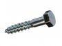 DIN 571 STEEL ZINC PLATED HEX WOOD SCREW M6X40 (20PCS) DIN 571 STEEL ZINC PLATED HEX WOOD SCREW M6X40 (20PCS)
