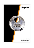 DISCUSSLOT 70MM MET CIJFERCOMBINATIE (1ST) DISCUSSLOT 70MM MET CIJFERCOMBINATIE (1ST)