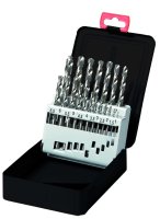 DRILL BIT SET DIN 338 HSS-G FULLY GROUND 19-PIECES (1PC) DRILL BIT SET DIN 338 HSS-G FULLY GROUND 19-PIECES (1PC)