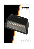 ÉCLAIRAGE DE LICENCE 68X38MM (1PC) ÉCLAIRAGE DE LICENCE 68X38MM (1PC)