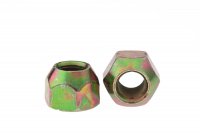 ÉCROU DE ROUE GALVANISÉ OUVERT M12X1,25-17 CONIQUE 60° HEX21 (1PC) ÉCROU DE ROUE GALVANISÉ OUVERT M12X1,25-17 CONIQUE 60° HEX21 (1PC)