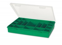 EMPTY COMPARTMENT BOX SMALL GREEN 13-17 (1PC) EMPTY COMPARTMENT BOX SMALL GREEN 13-17 (1PC)