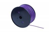 ENKELADERIGE KABEL PVC 0,35MM2 VIOLET (1M-100/ROL) ENKELADERIGE KABEL PVC 0,35MM2 VIOLET (1M-100/ROL)