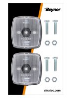 FEU MARQUEUR BLANC 66X62MM (2PC) FEU MARQUEUR BLANC 66X62MM (2PC)