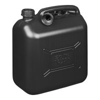 FUEL CAN 20 LITER PLASTIC BLACK UN-APPROVED (1PC) FUEL CAN 20 LITER PLASTIC BLACK UN-APPROVED (1PC)