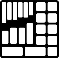 GRIP MODULE VIDE À 21 COMPARTIMENTS POUR FORETS (1PC) GRIP MODULE VIDE À 21 COMPARTIMENTS POUR FORETS (1PC)