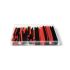 heat shrink tubes assortment black red 21 150 pieces 1pc